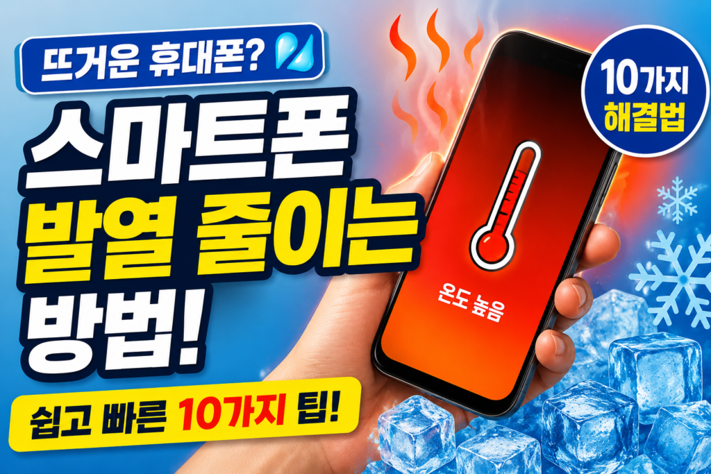 휴대폰 발열 줄이는 방법 썸네일