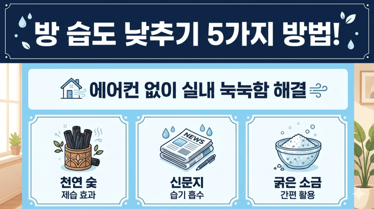방 습도 낮추기
