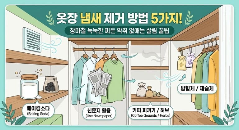 옷장 냄새 제거